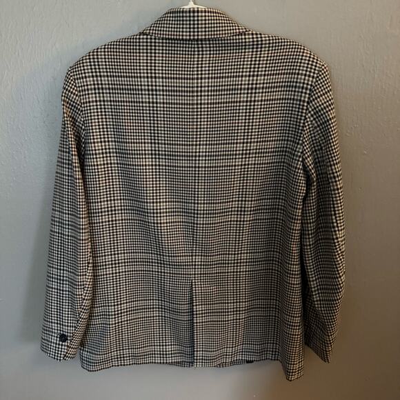 ZARA Plaid Oversized Blazer Size Small casual workwear comfort - Picture 5 of 6